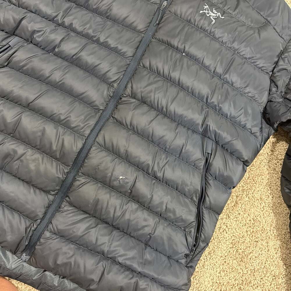 Arc’teryx Cerium LT Hoody Jacket Mens XXL Black Down Ultralight Hooded - Picture 3 of 10